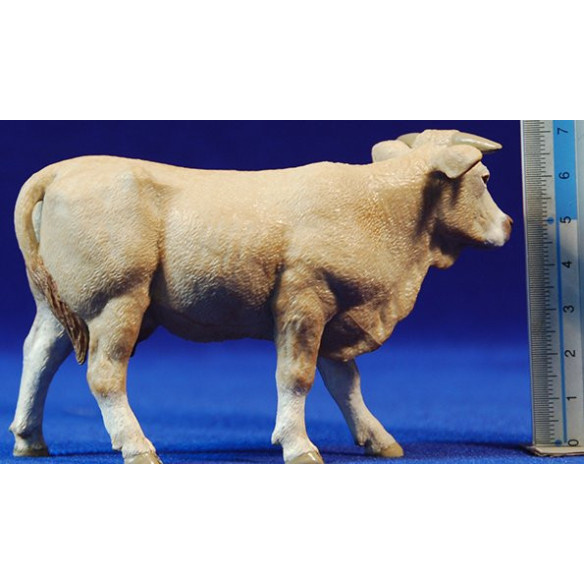 Mucca Aquitania 10 cm plastica qualità