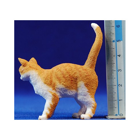 Gato 12 cm plástico calidad