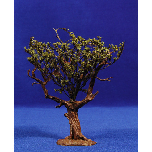 Green tree 14 cm plastic