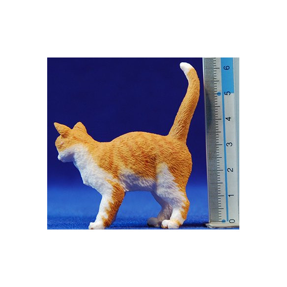 Gato 12 cm plástico calidad