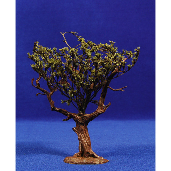 Green tree 14 cm plastic