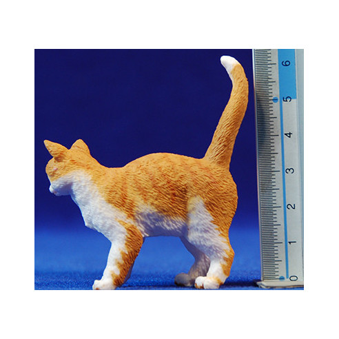 Gato 12 cm plástico calidad