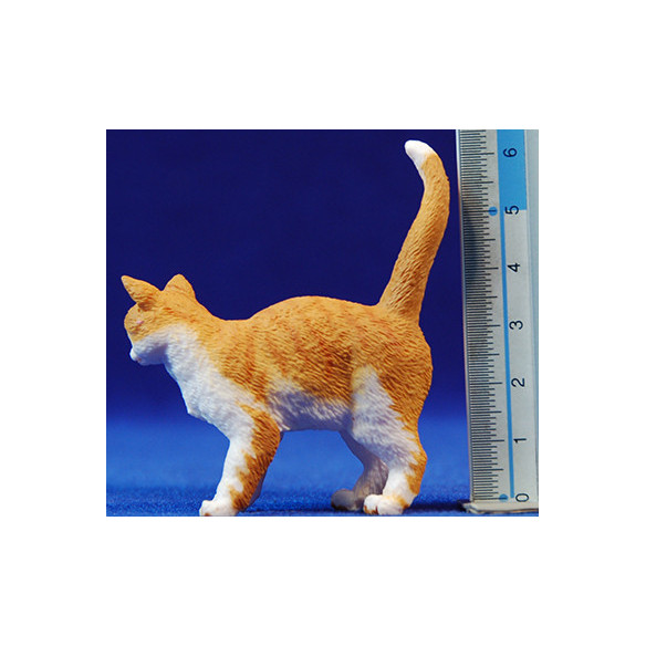 Gato 12 cm plástico calidad