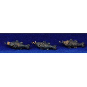 Peixos negres 3 cm plàstic