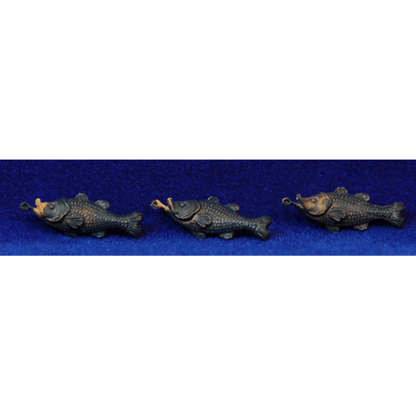 Pesce neri 3 cm plastica