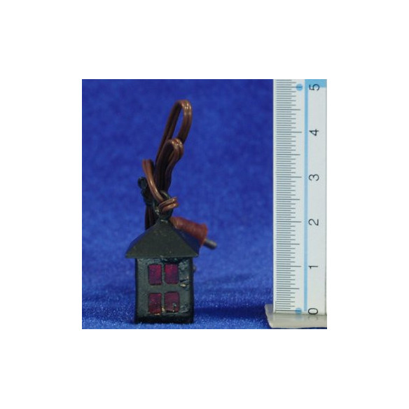 Lampada luce rossa 2 cm plastica