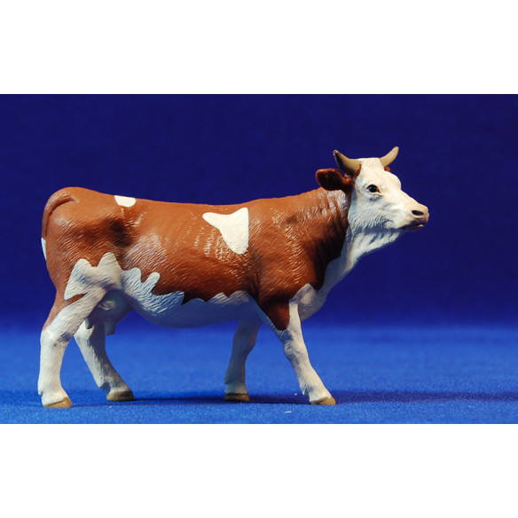 Vaca simmental 10 cm plàstic qualitat