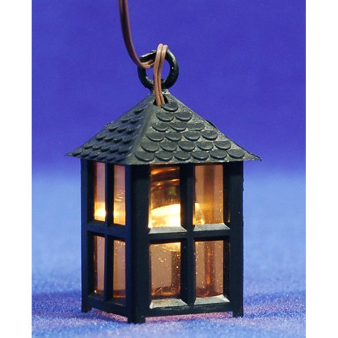 Farola luz amarilla 5 cm plástico