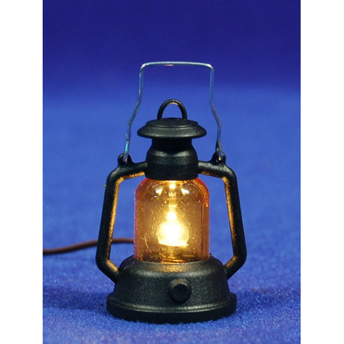 Farola de pie luz amarilla 4 cm plástico