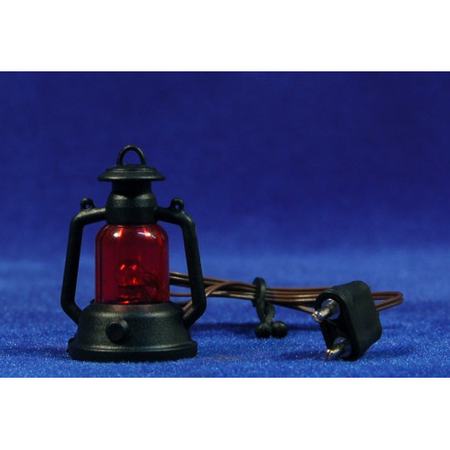 Farola de pie luz roja 4 cm plástico