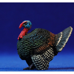 Pavo 15 cm plástico calidad