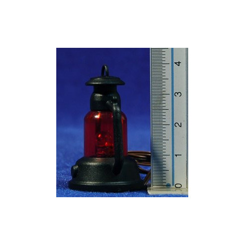 Foot light red 4 cm plastic