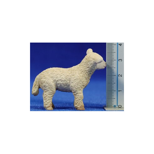 Cordero pequeño 15 cm plástico