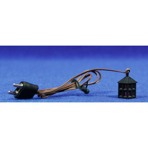 Lampada luce rossa 1,5 cm plastic