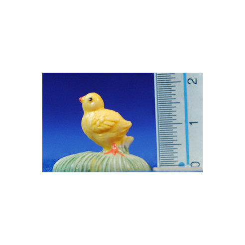 Pollito 12 cm plástico