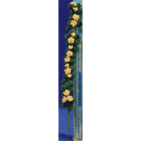 Enredadera flores amarillas 21 cm plástico