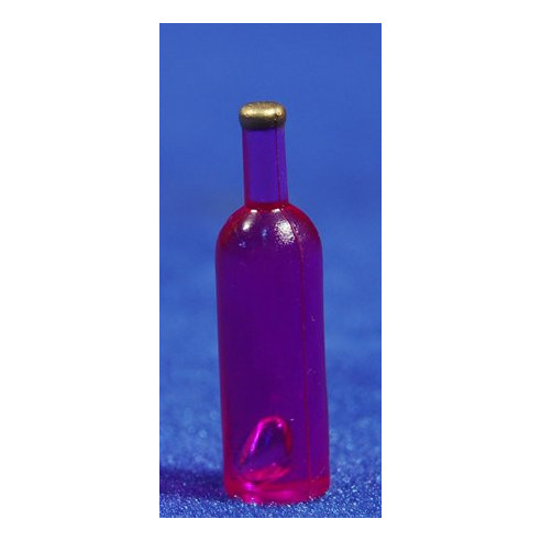 Botella vino rosado 3,5 cm plastico