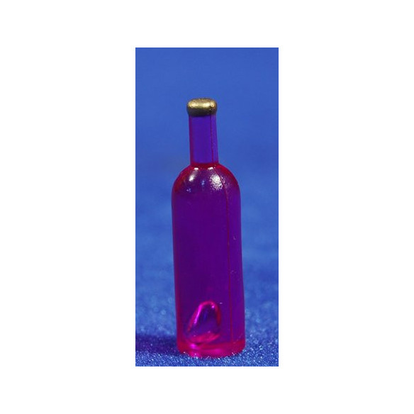 Botella vino rosado 3,5 cm plastico