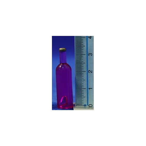 Botella vino rosado 3,5 cm plastico