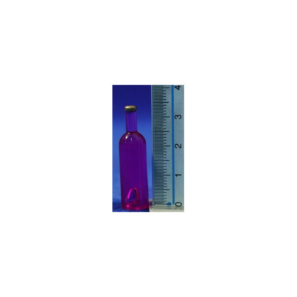 Botella vino rosado 3,5 cm plastico