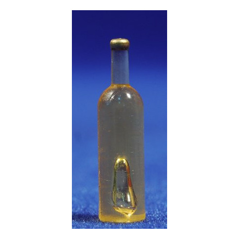 Botella vino blanco 3,5 cm plastico