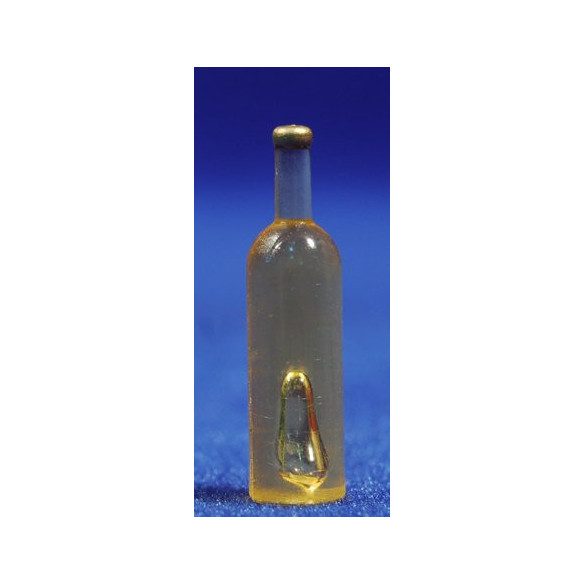 Botella vino blanco 3,5 cm plastico