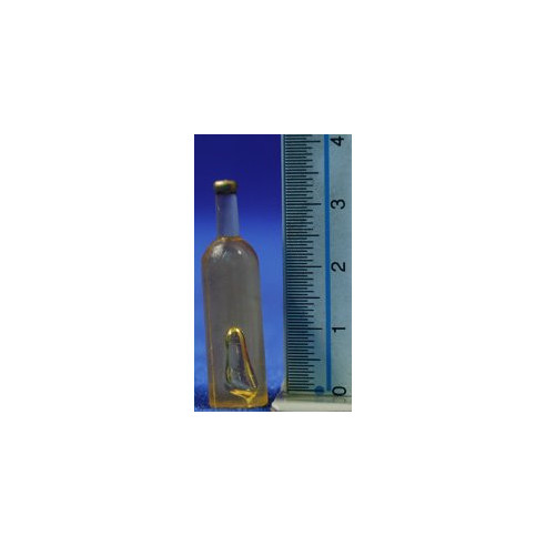 Botella vino blanco 3,5 cm plastico