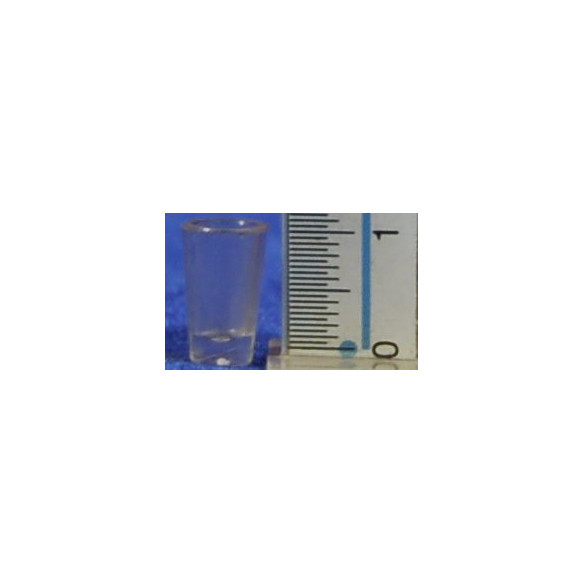 Conjunto 4 vasos 1 cm plastico