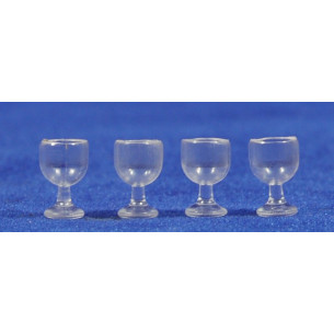 Conjunt 4 copes 1,5 cm plàstic