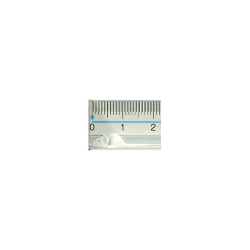 Ratón blanco con cola 1,8 cm plástico