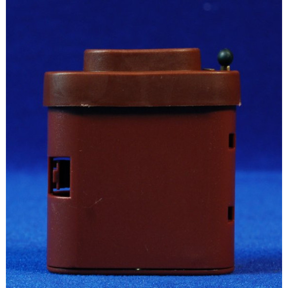 Adaptador pila petaca con portapilas AA 6 cm plástico