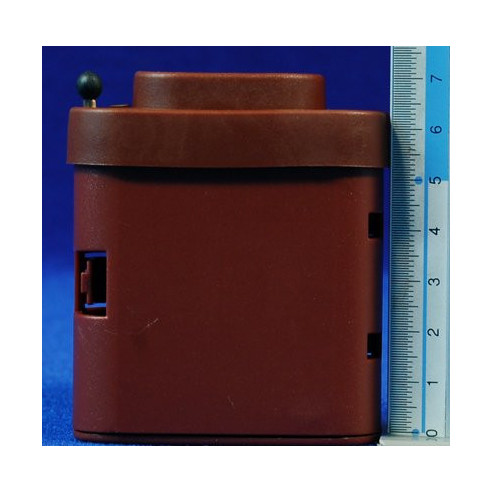 Adaptador pila petaca con portapilas AA 6 cm plástico