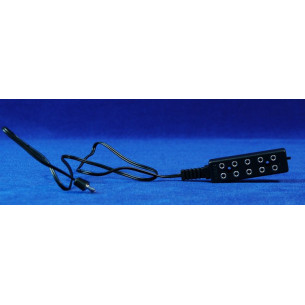 Plug multiple 6 cm reamer 50 cm with switch plastic