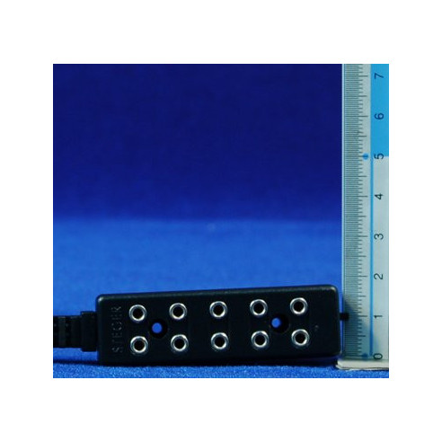 Enchufe múltiple  6 cm alargador 50 cm con interruptor plástico