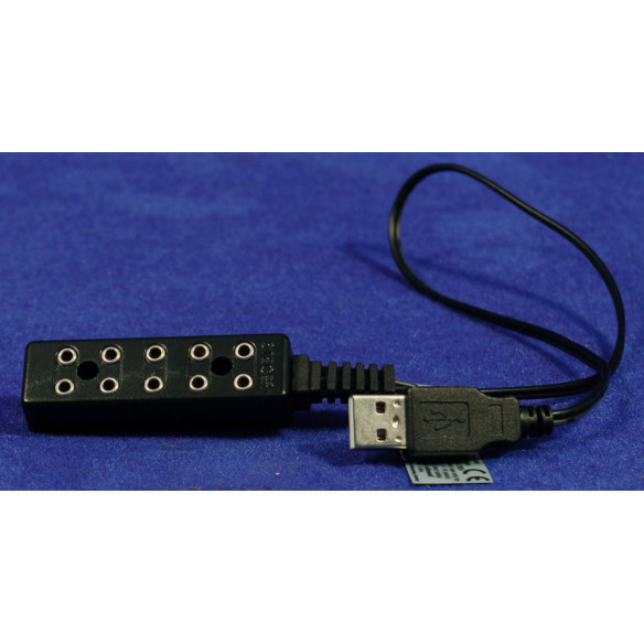 Spina multiple USB 6 cm plastica