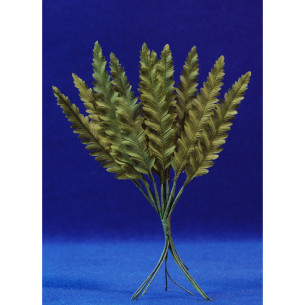 12 Foglia di palma chiara 9 cm plastica