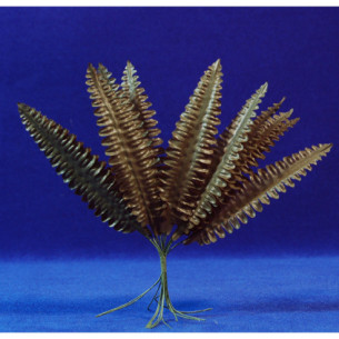 12 Foglia di palma scuro 11 cm plastica
