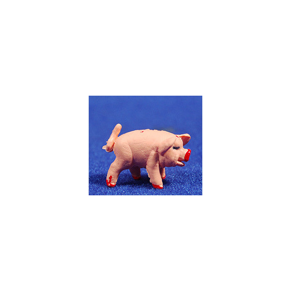 Pig 4 cm plastic