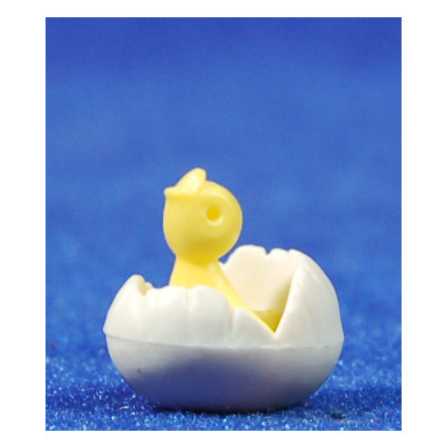 Pollito 10 cm plástico