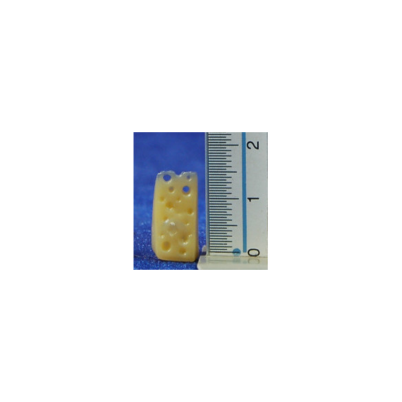 Trozo de queso 1,7 cm plástico