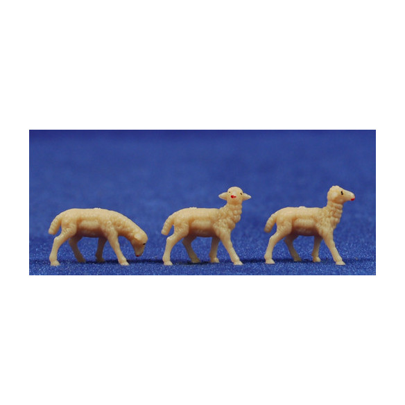 Cordero beige 3 cm plástico