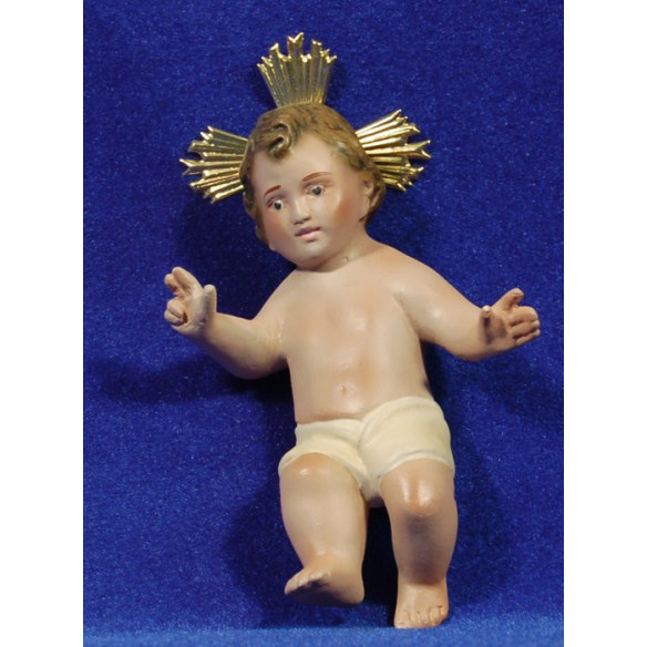 Baby Jesus with sking 10 cm chalk