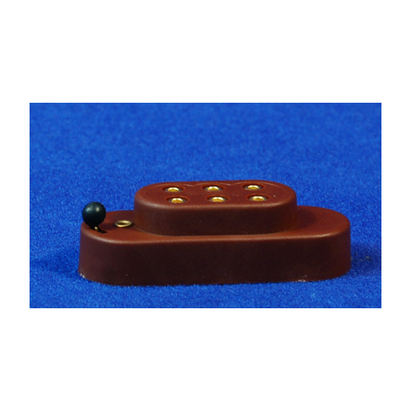 Adaptador pila petaca 6 cm plástico