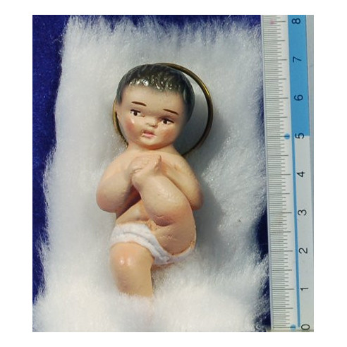 Gesù bambino piccolo modello_a 6 cm gesso
