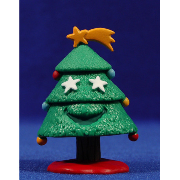 Arbol de Navidad 6 cm plástico Comansi