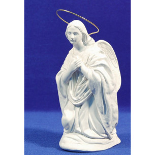 Angelo inginiocato non dipinto 24 cm gesso