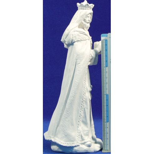Re magi non dipinto 24 cm marmolina