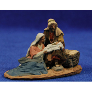 Natività sdraiata senza animali 7 cm pasta ceramica Hermanos Cerrada