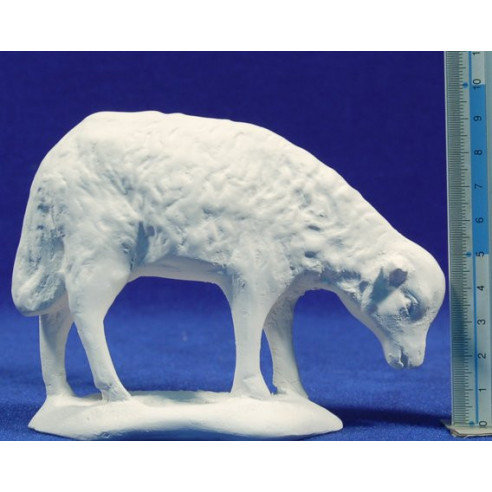 Non painted lamb 22-26 cm chalk