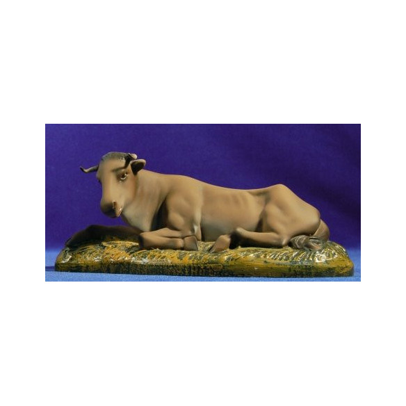 Bue 30 cm gesso